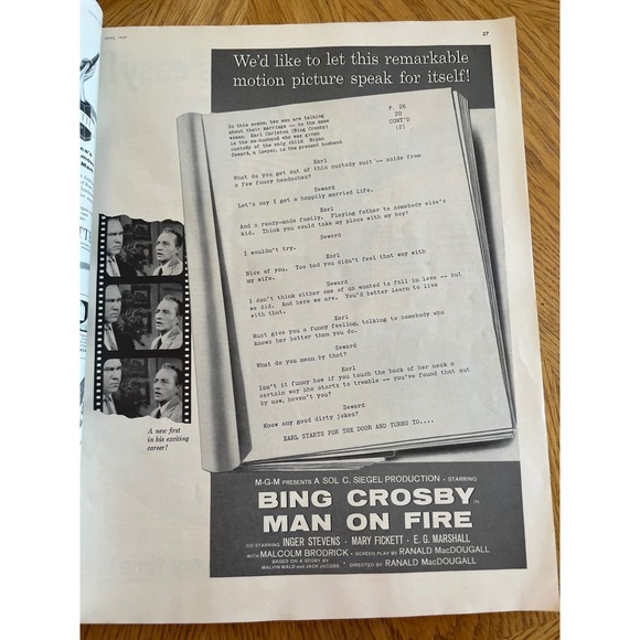 Ladies Home Journal June 1957 Vintage Magazine Wedding Cover Bing Crosby Fashion - Picture 5 of 16